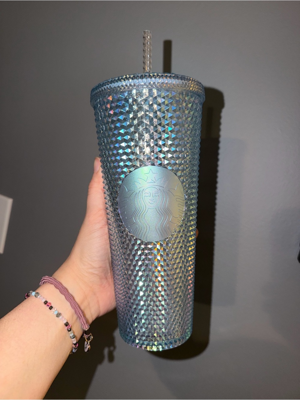 Starbucks Iridescent Studded Tumbler - Shimmer Blue